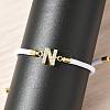 Adjustable Nylon Cord Bracelets X-BJEW-C096-01G-14-3