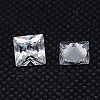20PCS Clear Grade A Square Shaped Cubic Zirconia Pointed Back Cabochons X-ZIRC-M004-5x5mm-007-2
