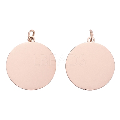 Ion Plating(IP) 304 Stainless Steel Pendants LS-STAS-I311-06RG-1