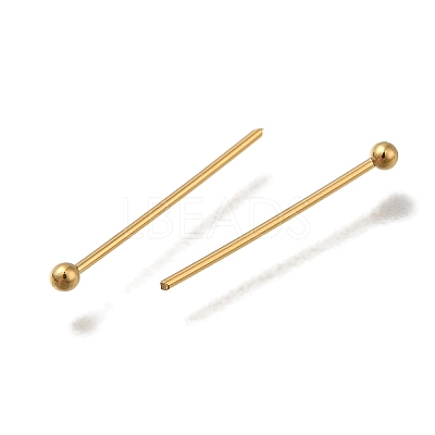 Brass Ball Head Pins KK-H502-03B-G-1