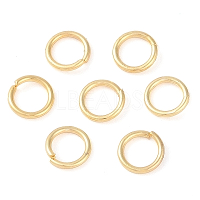 Brass Open Jump Rings KK-N254-45B-G-1