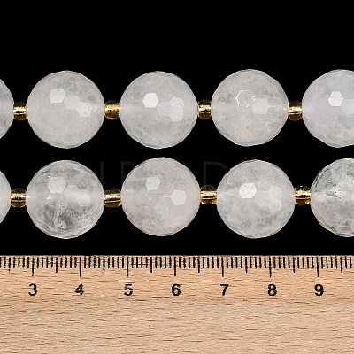 Natural Quartz Crystal Beads Strands G-C249-A14-16mm-1