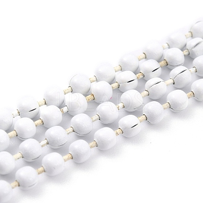 Handmade Brass Ball Chains KK-J276-16A-P02-1