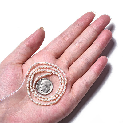 Natural Cultured Freshwater Pearl Beads Strands PEAR-N012-02G-1