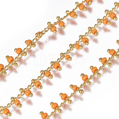 Handmade Seed Beaded Chains CHC-N016-06B-1