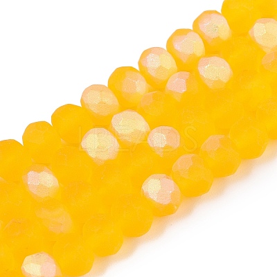 Transparent Glass Beads Strands EGLA-A044-T6mm-MB05-1