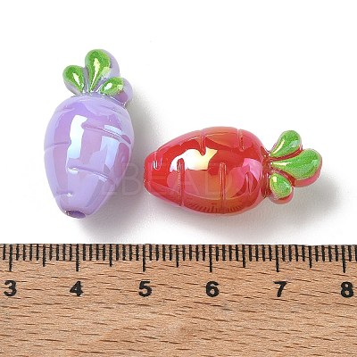UV Plating Opaque Acrylic Beads AC-CBA6658-05-1