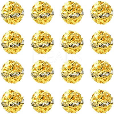 30Pcs Alloy Rhinestone Beads FIND-YW0009-05-1