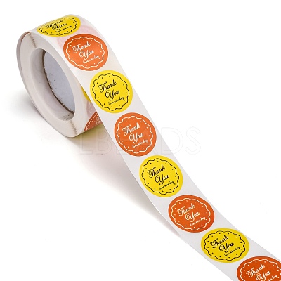 1 Inch Thank You Stickers DIY-G013-A15-1