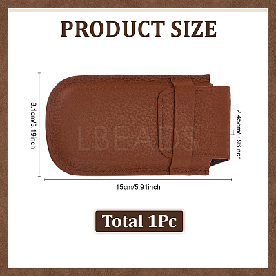 1Pc Leather Single Watch Gift Envelope Bags ABAG-ME0001-06-1