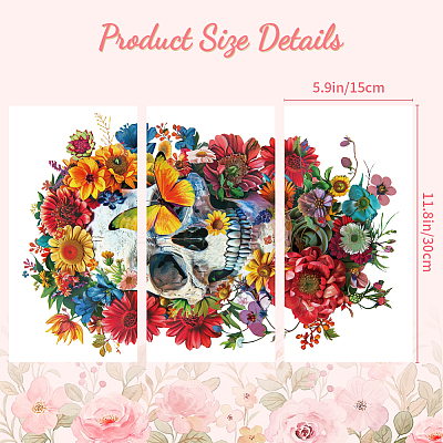 3 Sheets 3 Styles PVC Waterproof Decorative Stickers DIY-WH0404-093-1