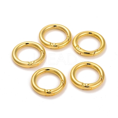 Alloy Spring Gate Rings Y-PALLOY-M015-01G-1
