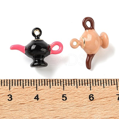 Alloy Enamel Pendants AL-CBAEAA8-10-1