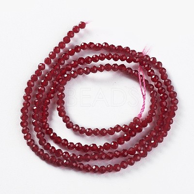 Glass Beads Strands EGLA-E057-02B-14-1