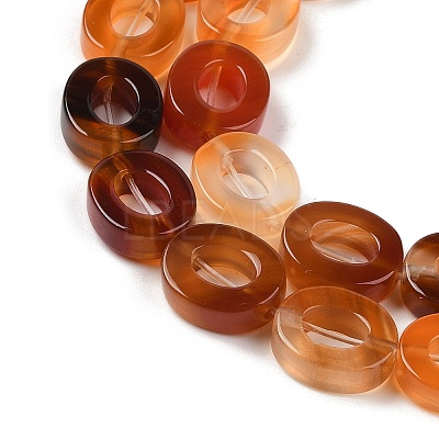 Natural Red Agate Beads Strands G-M439-A04-01-1