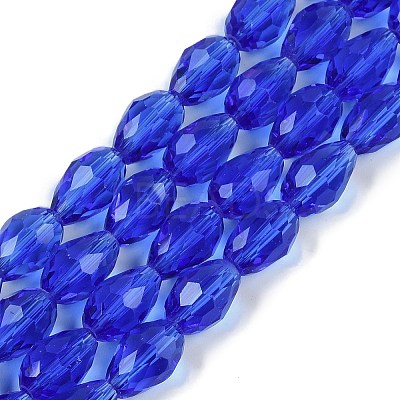 Transparent Glass Beads Strands X-EGLA-N013-T6mm-D11-1