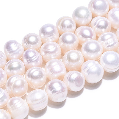 Natural Cultured Freshwater Pearl Beads Strands LS-PEAR-N013-17N-01-1