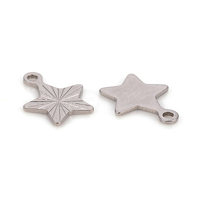 Non-Tarnish 201 Stainless Steel Charms STAS-L244-18P-1