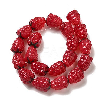 Handmade Lampwork Beads Strands LAMP-G162-05E-1