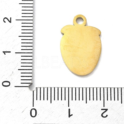 304 Stainless Steel Fruit Enamel Pendants LS-STAS-G362-04G-14-1