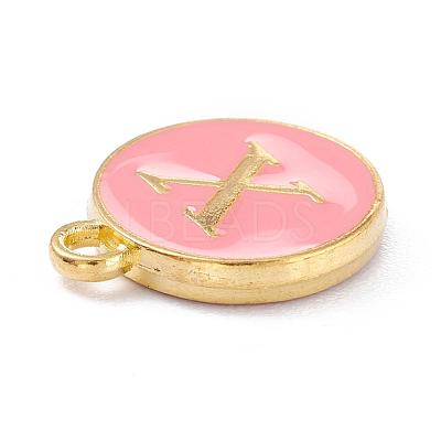 Golden Plated Alloy Enamel Charms X-ENAM-Q437-14X-1