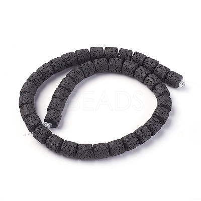 Natural Lava Rock Beads Strands G-F671-04B-11-1
