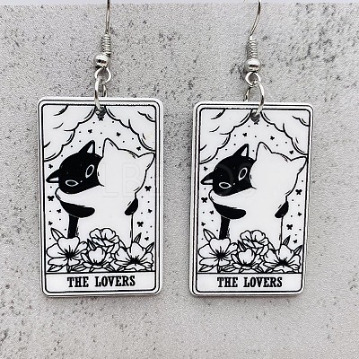 Cartoon Theme Acrylic Dangle Earrings FS-WG40F70-11-1