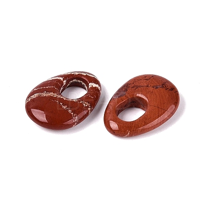 Natural Red Jasper Pendants G-N361-06C-1