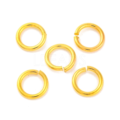 Brass Saw Cut Open Jump Rings KK-G514-01I-G-1
