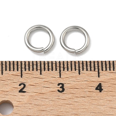Tarnish Resistant 304 Stainless Steel Open Jump Rings X-STAS-E067-09-8mm-1