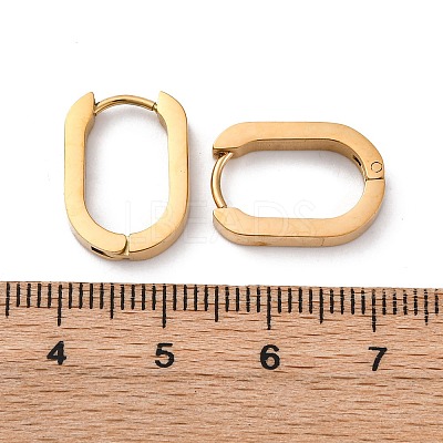 304 Stainless Steel Huggie Hoop Earrings X-STAS-H156-11A-G-1