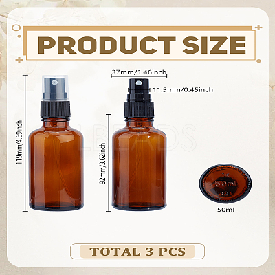 Glass Sample Perfume Spray Bottles MRMJ-WH0104-06B-1