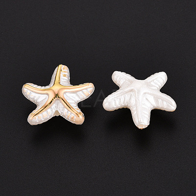 ABS Plastic Imitation Pearl Beads OACR-T028-96-1