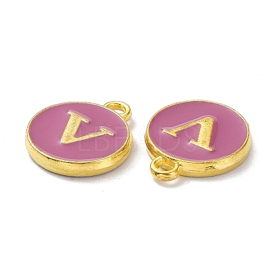 Golden Plated Alloy Enamel Charms ENAM-XCP0001-13V-1