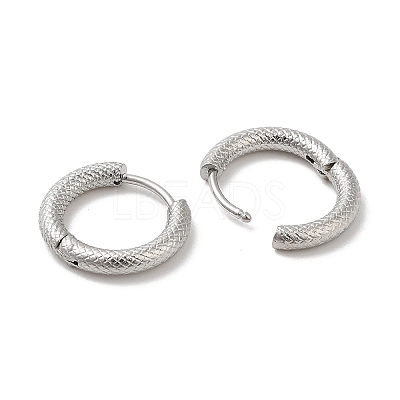Non-Tarnish 304 Stainless Steel Hoop Earring EJEW-H134-01P-1
