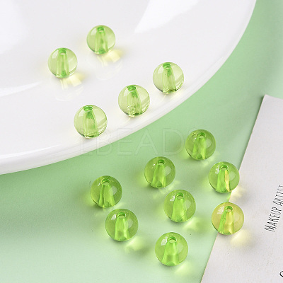 Transparent Acrylic Beads X-MACR-S370-A10mm-729-1