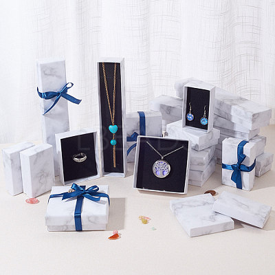 Paper Cardboard Jewelry Ring Boxes CBOX-E012-05A-1