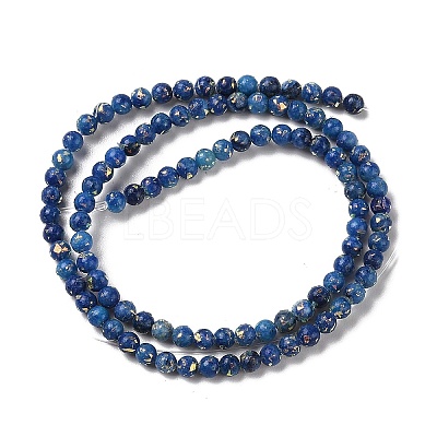 Assembled Natural Dolomite and Synthetic Opal Beads Strands G-Q017-G06-01D-1-1