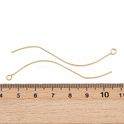 Brass Earring Findings KK-A274-17B-G-1