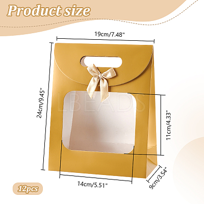 Rectangle Paper Gift Bags ABAG-WH0048-07C-1