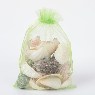 Organza Gift Bags with Drawstring OP-R016-13x18cm-11-1