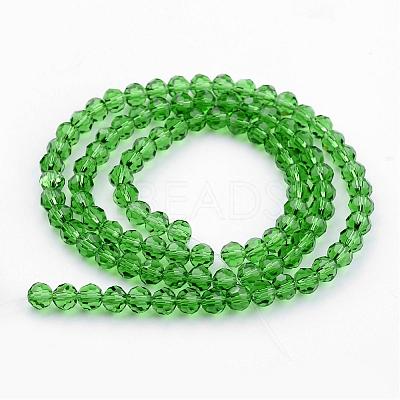 Transparent Glass Bead Strands GLAA-G013-4mm-54-1