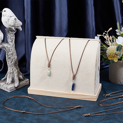 9Pcs Waxed Polyester Cord Necklace Making NJEW-PH01587-1