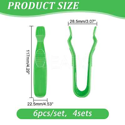 Plastic Jumbo Tweezers TOOL-WH0051-27-1
