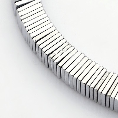 Electroplate Non-magnetic Synthetic Hematite Beads Strands G-J224-08-1