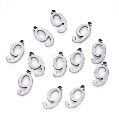 Tarnish Resistant 201 Stainless Steel Charms STAS-R108-09-1