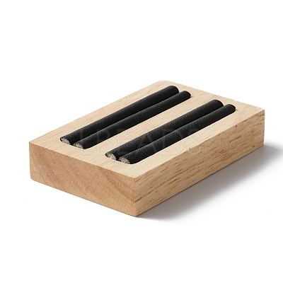 2-Slot Wood Ring Displays RDIS-WH0001-25-1