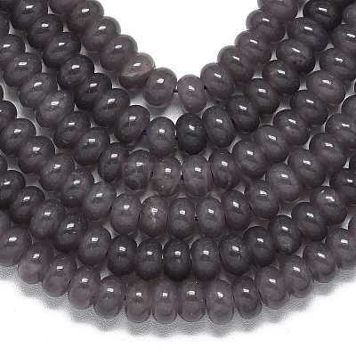 Natural Malaysia Jade Beads Strands G-B165-G01-5x8mm-17-1