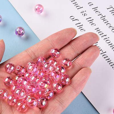 Transparent Acrylic Beads MACR-S370-B10mm-704-1