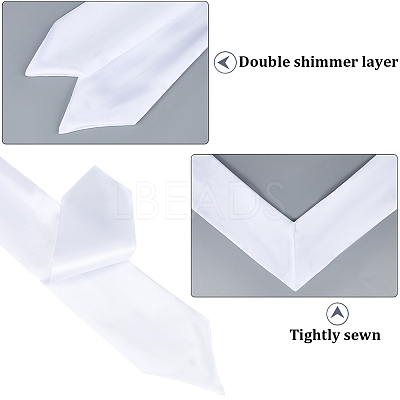 Satin Graduation Stole AJEW-WH20070-003A-03-1